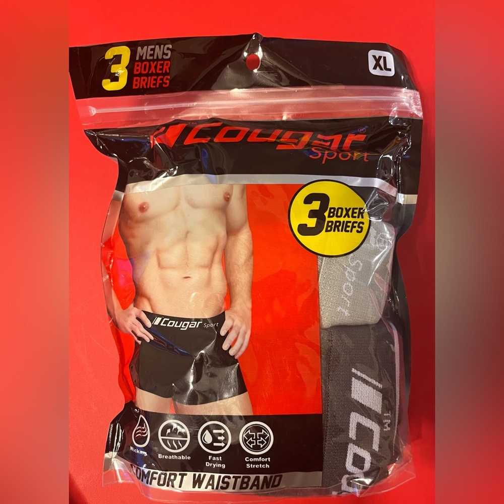 Cougar Sport Boxer Briefs Size XL